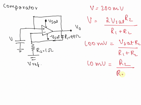 118-design-a-circuit-to-implement-an-inverting-comparator-with-hysteresis-having-an-approximetly-200-mv-hysteresis-band-centered-at-approximetly-1-v-choose-standard-5-resistors-and-report-th-16578