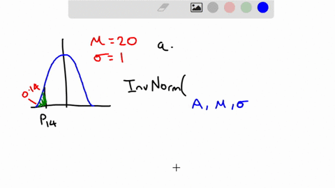 the-mean-incubation-time-of-fertilized-eggs-is-20-days-suppose-the-incubation-times-are-approximately-normally-distributed-with-a-standard-deviation-of-1-day-a-determine-the-14th-percentile-40406