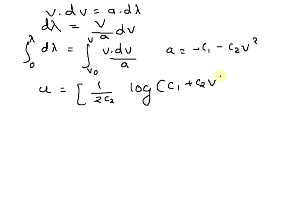 SOLVED The aerodynamic resistance to motion of a car is nearly proportional to the square of