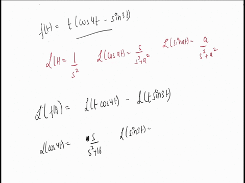 find-laplace-transform-for-the-following-function-ft-t-cos-4t-sin-3t-75444