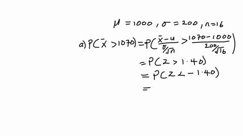 question-1-sample-of-n16-observations-is-drawn-from-normal-population-with-fiooo-and-0-200find-the-following-points-px-1070-b-points-p990-x-1150-51915