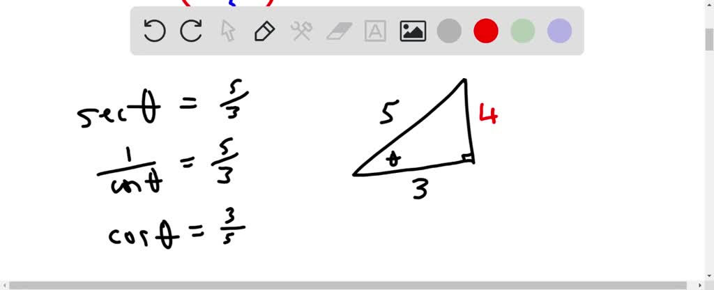 SOLVED: Solve the following problems by drawing an appropriate right  triangle. In each case, the angle Î¸ is an acute angle of the right triangle.  Do not use a calculator: Find the