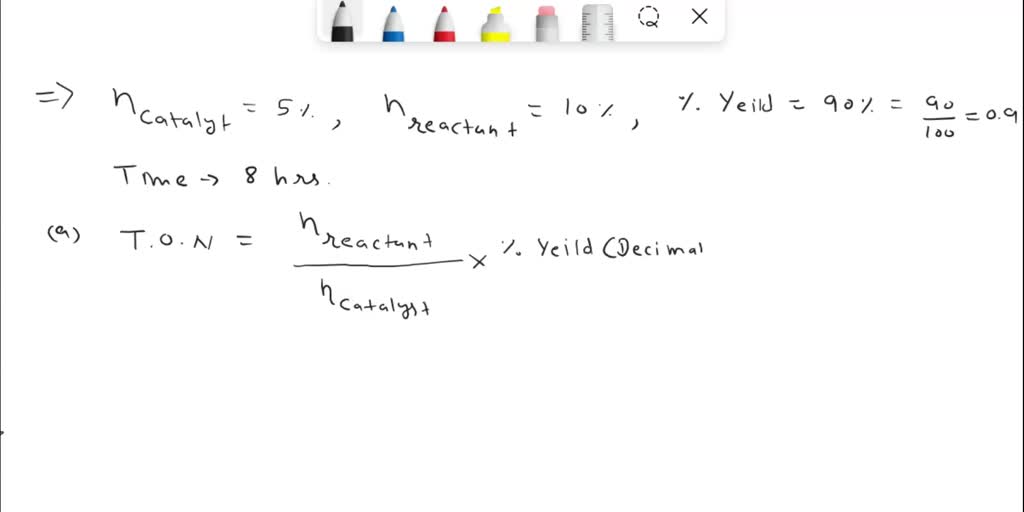 5 mol catalyst calculation