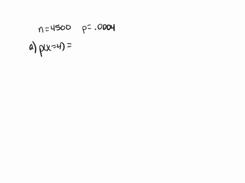 an-automobile-manufacturer-finds-that-1-in-every-2500-automobiles-produced-has-a-particular-manufacturing-defect-a-use-a-binomial-distribution-to-find-the-probability-of-finding-4-cars-with-74298