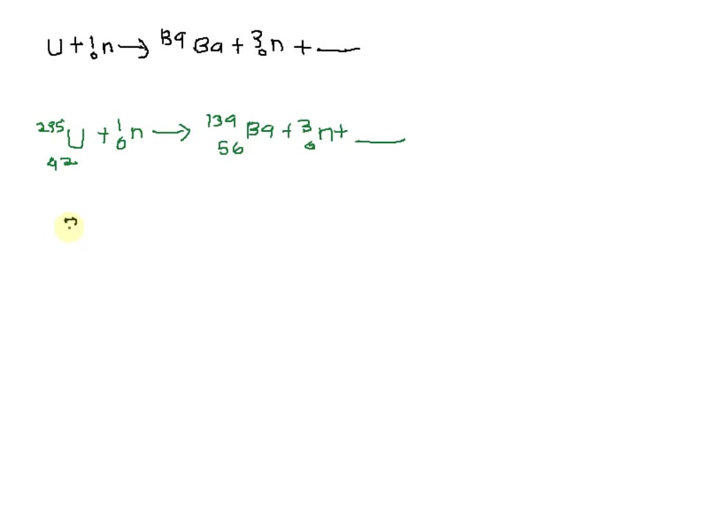 SOLVED An atom of uranium235 undergoes fission when bombarded with a