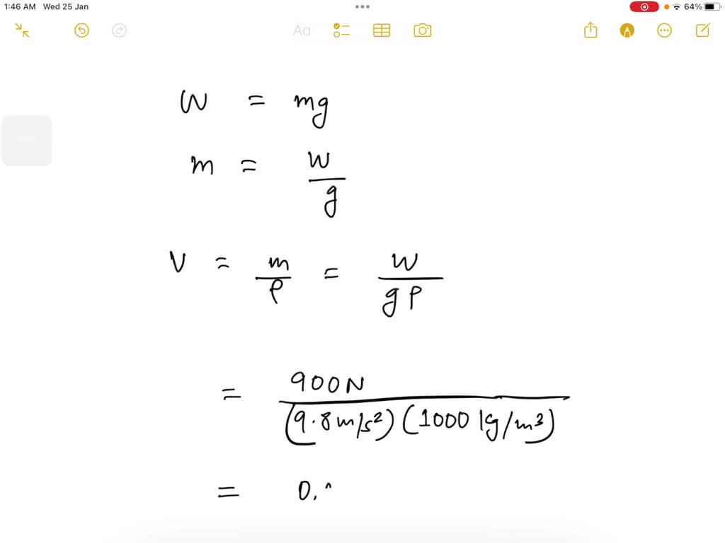 Calculate the buoyant force due to the surrounding air on a man