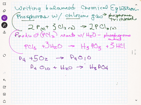 write-the-balanced-chemical-equations-representing-the-following-reactions-phosphorus-reacts-with-chlorine-gas-forming-phosphorus-trichloride-the-products-reaction-with-water-forms-phosphoro-77961