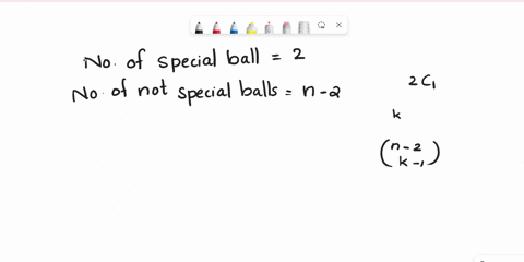 an-urn-contains-n-balls-two-of-which-are-special-if-k-2-of-these-balls-are-withdrawn-one-at-a-time-with-each-selection-being-equally-likely-to-be-any-of-the-balls-that-remain-at-the-time-wha-04075