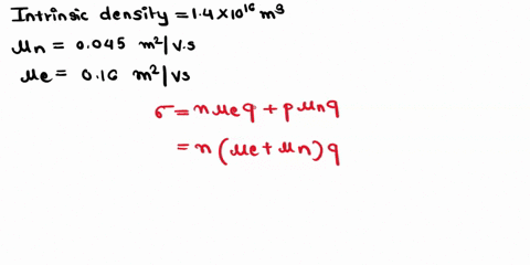 c-silicon-is-doped-with-aceeptor-atoms-to-a-density-of-10-m-3-if-it-is-assumed-that-all-acceptor-centres-are-ionized-calculate-the-conductivity-of-the-extrinsic-silicon-given-that-intrinsic-86396
