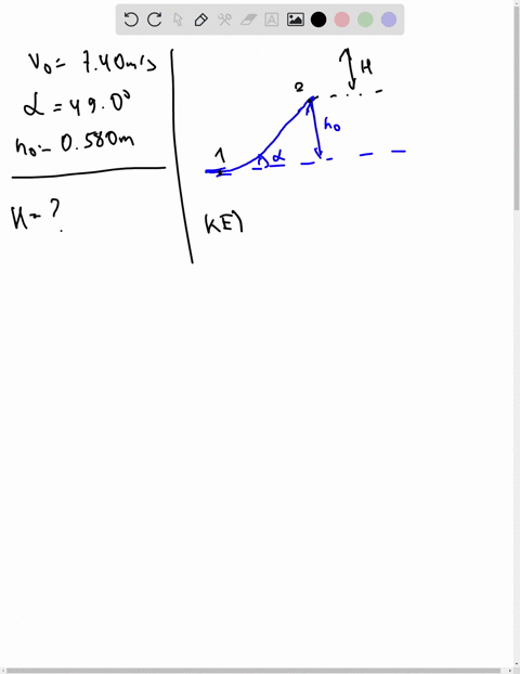 the-drawing-shows-a-skateboarder-moving-at-740-ms-along-a-horizontal-section-of-a-track-that-is-slanted-upward-by-490-above-the-horizontal-at-its-end-which-is-0580-m-above-the-ground-when-sh-16623