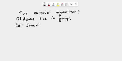 1-what-are-the-four-characteristics-that-qualify-insects-as-eusocial-organisms-discuss-the-social-organisation-and-behaviour-in-any-one-social-insect-studied-by-you-2-discuss-the-different-c-76236
