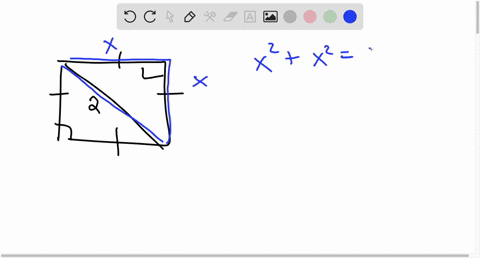 the-diagonal-of-a-square-is-2-inches-find-the-area-of-the-square-2in-64462