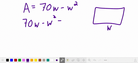 the-area-a-in-square-meters-of-a-rectangle-with-a-perimeter-of-140-meters-is-given-by-the-equation-a-70w-w2where-w-is-the-width-of-the-rectangle-in-meters-what-is-the-width-of-a-rectangle-if-35362
