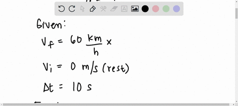 a-car-accelerates-from-a-standstill-to-60-kmhr-in-10-seconds-what-is-the-cars-acceleration-88475
