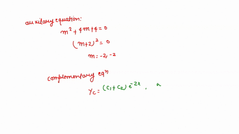 1-second-order-ode-20-points-a-consider-the-following-nonhomogeneous-odes-find-their-homogeneous-solution-and-give-the-form-no-need-to-determine-coefficients-of-nonhomogeneous-solution-8-poi-05494