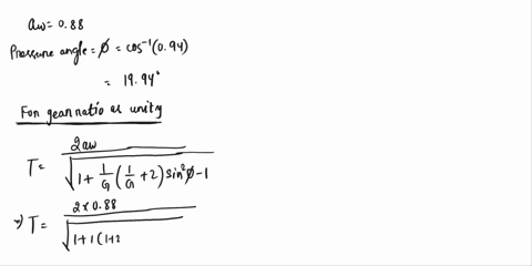 determine-number-of-teeth-and-the-arc-of-contact-in-terms-of-module-to-avoid-interference-in-the-following-cases-a-gear-ratio-is-unity-b-gear-ratio-is-3-c-pinion-gears-with-a-rack-the-addend-12649