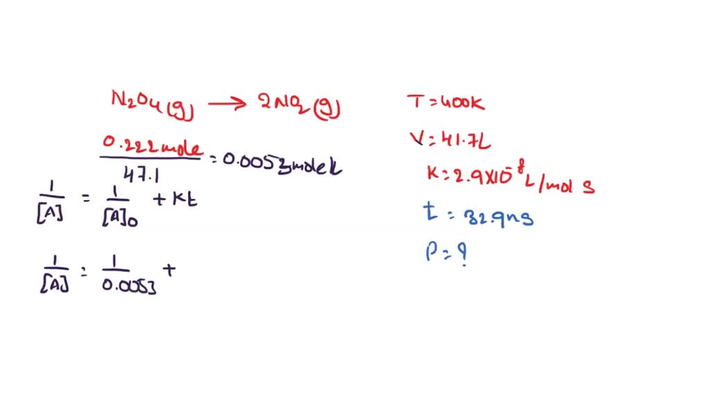 SOLVED Nitogen dioxide, NOz , is redbrown gas that is considered an