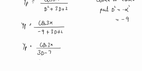 5-find-a-particular-solution-for-the-differential-equation-y-3y-2y-cos-3x-80706