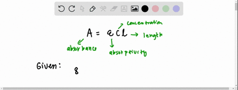 a-sample-in-a-10-cm-cell-transmits-80-light-at-a-certain-wavelength-if-the-absorptivity-of-this-substance-at-this-wavelength-is-20-what-is-its-concentration-26384