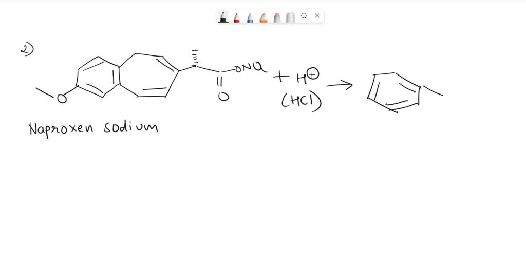 SOLVED 2. a. Naproxen sodium is water soluble, while the naproxen free