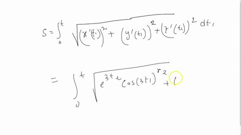 reparametrize-the-curve-with-respect-to-arc-length-measured-from-the-point-where-t-0-in-the-direction-of-increasing-t-enter-your-answer-in-terms-of-s-rt-e3t-cos3t-i-6-j-e3t-sin3t-krtsplease-84976