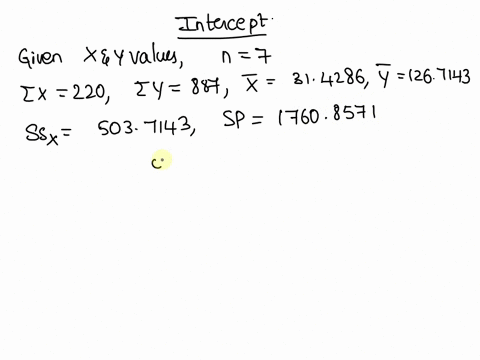 28-91-23-106-30-112-48-192-25-130-26-101-40-155-the-intercept-of-the-ols-regression-line-for-the-above-bivariate-data-is-1-1685-2-350-3-350-1685-86955