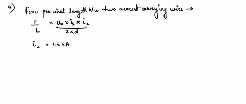 wire-1-wire-2-two-long-parallel-wires-separated-by-255-cm-carry-currents-in-opposite-directions_-the-current-in-one-wire-is-155-a-2-marksfind-the-magnitude-of-the-force-per-unit-length-that-62192