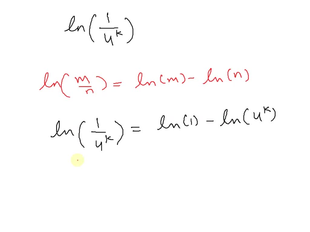 SOLVED: Expand the logarithm as much as possible. Rewrite the ...