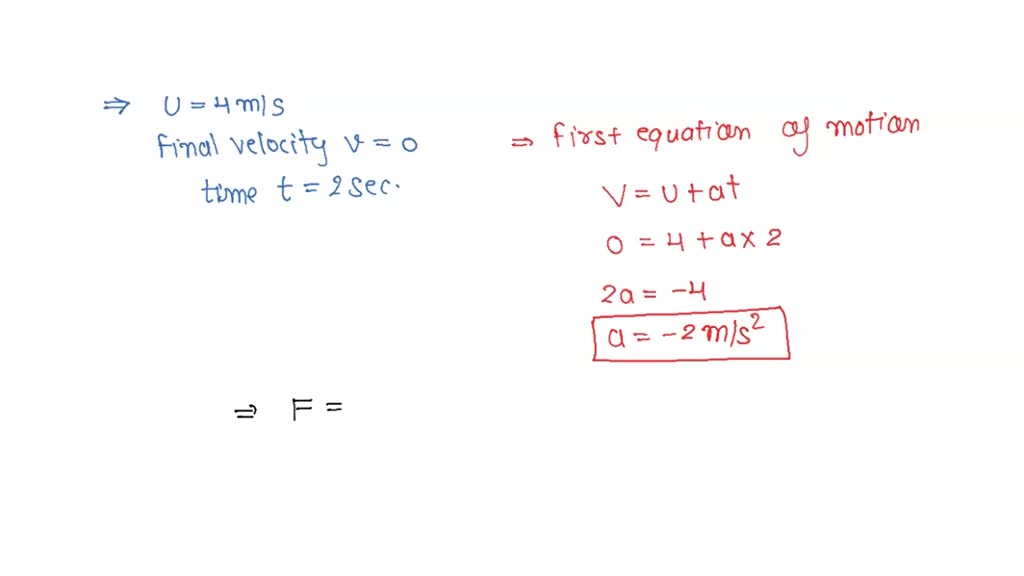 SOLVED: A Body Of Mass 2 Kg Moving On A Horizontal Surface With An ...