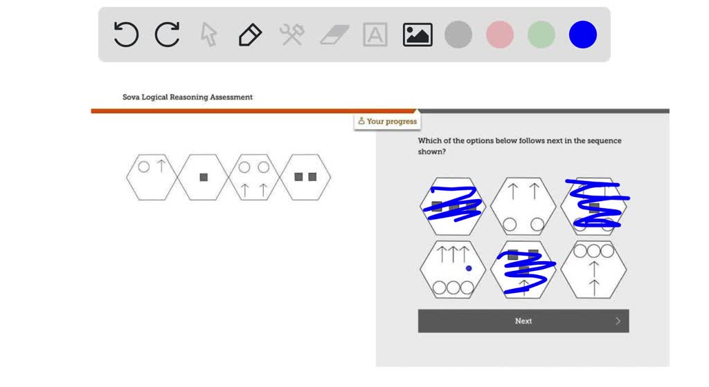 Sova Logical Reasoning Assessment Your Progress Which Of The Options ...