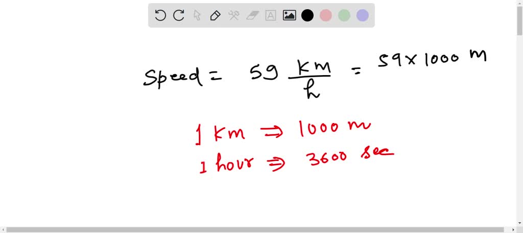 Solved How Do You Convert 50 4 Mi H To M S 1 Mi 1609 M Please Explain It To Me Because I Don T Get It