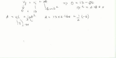 023-part-1-of-2-100-points-a-motorist-traveling-at-13-ms-encounters-a-deer-in-the-road-46-m-ahead-if-the-maximum-acceleration-the-vehicles-brakes-are-capable-of-is-6-ms2-what-is-the-maximum-85245