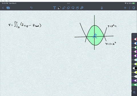 find-the-volume-of-the-solid-by-subtracting-two-volumes-the-solid-enclosed-by-the-parabolic-cylinders-y-1-x2-y-x2-1-and-the-planes-x-y-z-2-5x-4y-z-18-0-77499