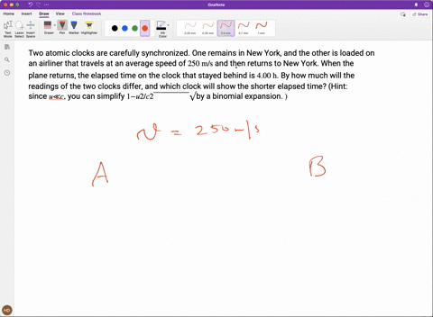 two-atomic-clocks-are-carefully-synchronized-one-remains-in-new-york-and-the-other-is-loaded-on-an-2-84497