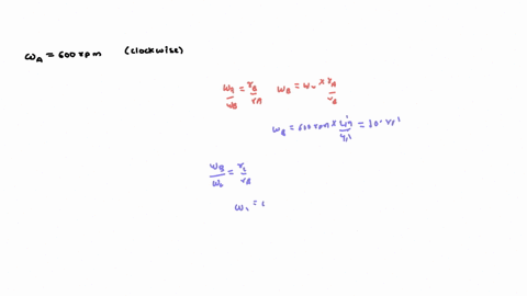a-gear-reduction-system-consists-of-three-gears-ab-and-c-knowing-that-gear-a-rotates-clockwise-with-a-constant-angular-velocity-wa-600-rpm-determine-a-the-angular-velocities-of-gears-b-and-c-22301