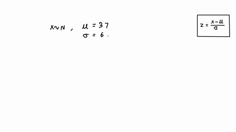 a-set-of-data-is-normally-distributed-with-mean-of-37-and-a-standard-deviation-of-6-if-a-normal-variable-x15-is-selected-what-is-the-equivalent-z-score