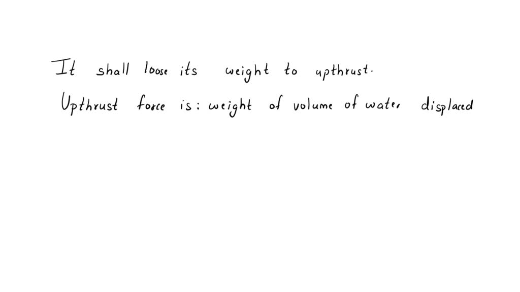 SOLVED An iron sphere of density 8 g/cmÂ³ weighs 29 g in air
