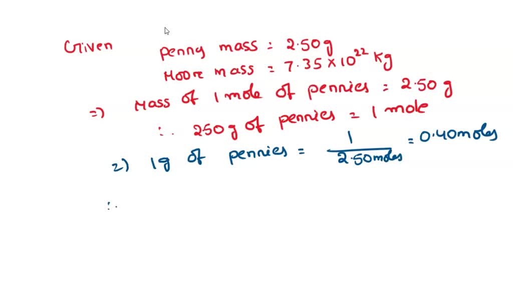 SOLVED 0 STOICHIOMETRY Using Tho Avogadro Number Penny Has Mass Of 2 