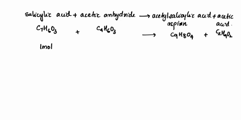 data-and-calculation-mass-of-salicylic-acid-used-0138g-mass-of-acetic-anhydride-used-0348g-mass-of-filter-paperfunnel-77625g-mass-of-filter-papertfunneltaspirin-8126g-mass-of-aspirin-synthes-51904