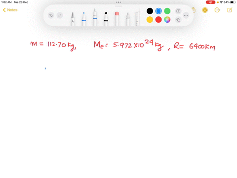 calculate-the-force-n-of-earths-gravity-on-a-spacecraft-200-earth-radii-above-the-earths-surface-if-its-mass-is-11270-kg-use-mearth-5972-x-1024-kg-with-re-6400-km-and-g-6674-x-10-11-m3kg-s2-78518