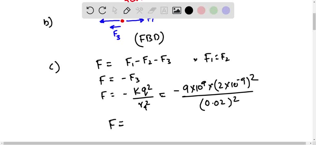 SOLVED: Two chazts of+ + AC and-2 uC are placed on 4 line apart; aS ...