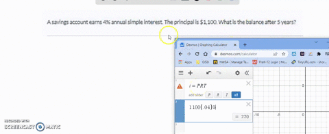 a-savings-account-earns-4-annual-simple-interest-the-principal-is-1100-what-is-the-balance-after-5-years-74698