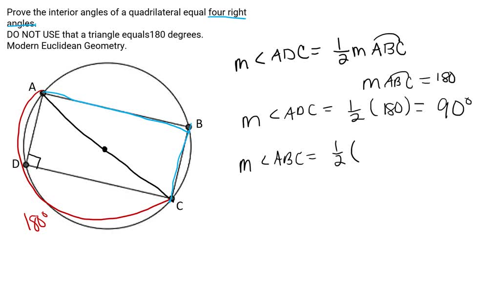 SOLVED: If one side of a cyclic quadrilateral is produced, then the ...