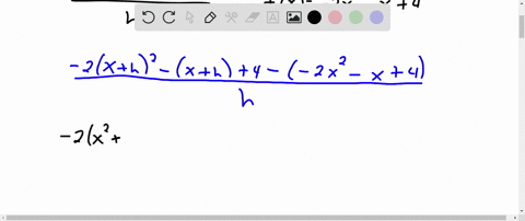 find-and-simplify-the-difference-quotient-h-fx-h0-for-the-given-function-fx-2x2-x4-fx-h-fx-simplify-your-answer-34828