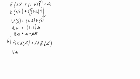 5-let-x_1-ldots-x_10-be-a-random-sample-from-a-population-with-mean-mu-and-variance-sigma2-and-y_1-ldots-y_10-be-a-random-sample-from-another-population-with-mean-also-equal-to-mu-and-variance-4-sig-2
