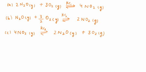 write-the-equilibrium-constant-expressions-for-the-following-reactions-how-are-they-related-to-one-another-kc1-kc2-kc1-kc3-explain-a-2-n2og-3-o2g-4-no2g-kc1-b-n2og-32-o2g-2-no2g-kc2-c-4-no2g-82818