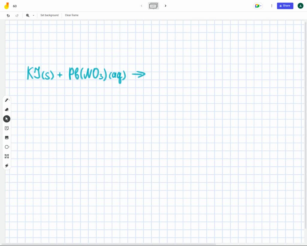 SOLVED What is the equation for this? Solid potassium iodide reacts