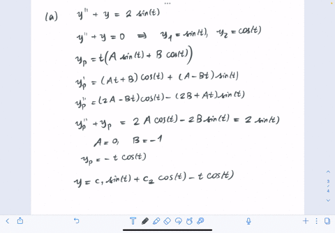 solve-the-following-initial-value-problems-by-the-method-of-undetermined-coefficients-a-y-y-2-sin-t-b-y-4y-5y-e2t1-cos-t-47962