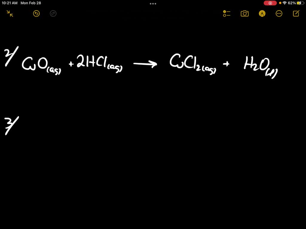 SOLVED Write a balanced chemical reaction for the dissolution of your