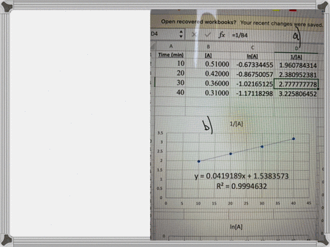 regression-analysis-experiment-later-in-this-course-you-will-see-that-the-rate-of-reactions-depend-on-concentration-and-this-dependence-referred-t0-as-the-order-of-the-reaction-this-concentr-34513